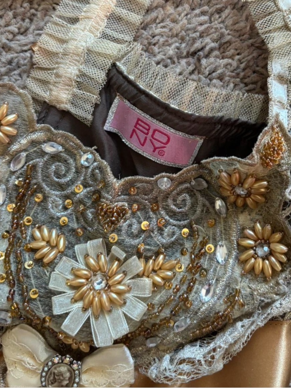 Rare Deadstock Bony Paris Silk Dress - Picture 4 of 5